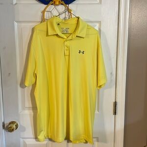Underarmour Yellow Polo (Heatgear)
